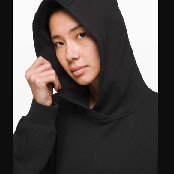 RARE Lululemon Perfectly Oversized Hoodie Black (First Release) EUC size large - Picture 4 of 11